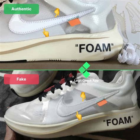 off white nike zoom fly real vs fake|nike off white zoom fly knit.